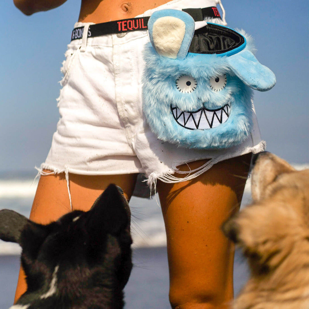 Rex the dog treat pouch from Tequila&Bones close up